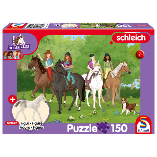 Schmidt Spiele - Puzzle - Pz150 - Horse Club + Schleich Figurine - Limolin 