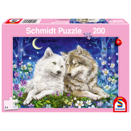 Schmidt Spiele - Puzzle - Pz200 - Friendship Between Wolves - Limolin 