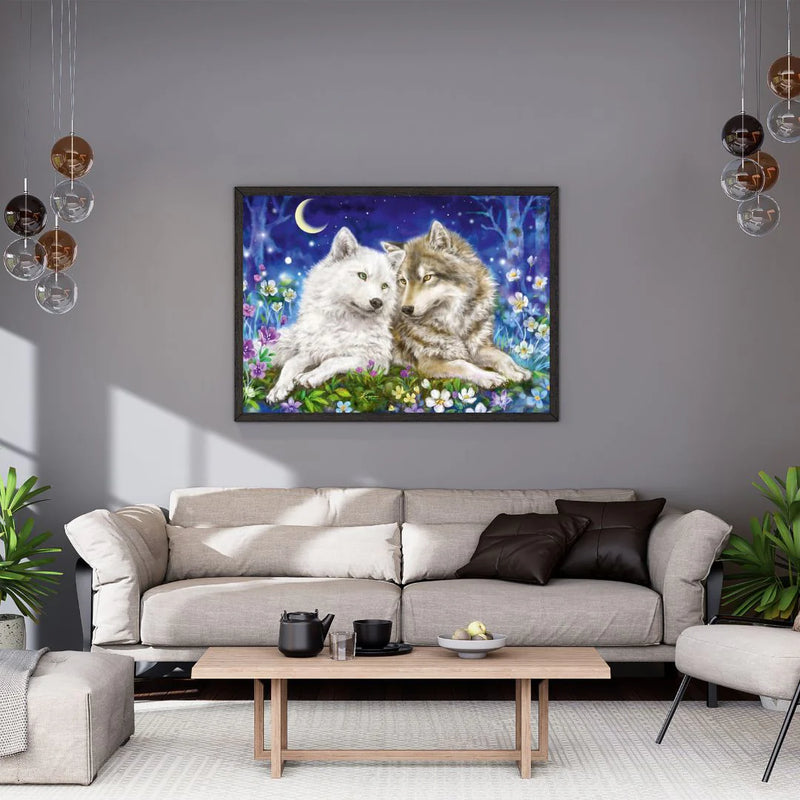 Schmidt Spiele - Puzzle - Pz200 - Friendship Between Wolves - Limolin 