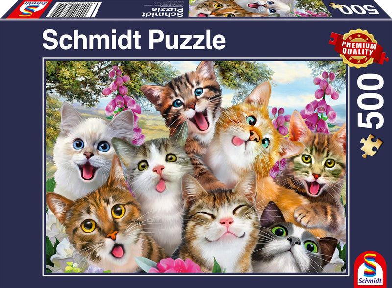 Schmidt Spiele - Puzzle - Pz500 - Cat Selfie - Limolin 