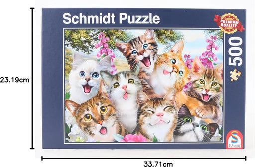 Schmidt Spiele - Puzzle - Pz500 - Cat Selfie - Limolin 