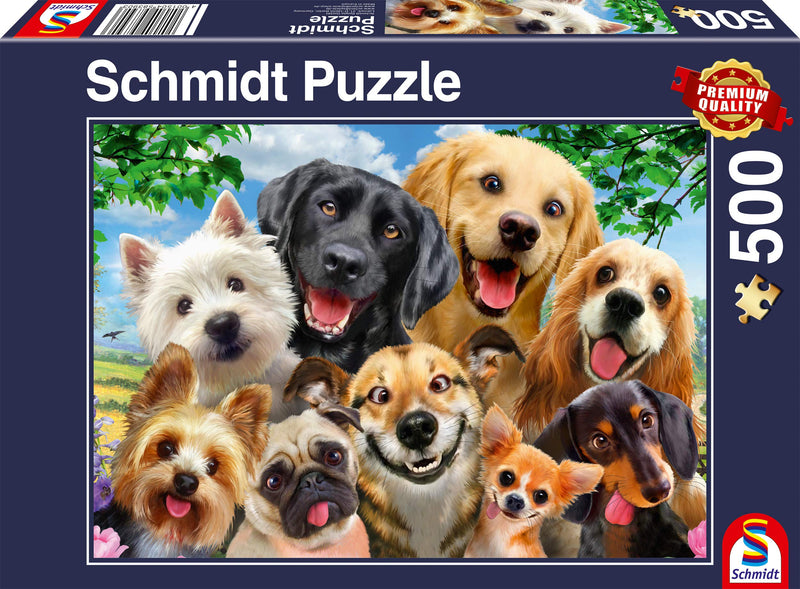 Schmidt Spiele - Puzzle - Pz500 - Dog Selfie - Limolin 