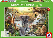 Schmidt Spiele - Puzzle - Pz60 - Animals In Africa - Limolin 