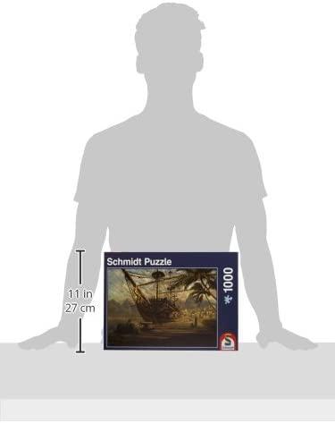 Schmidt Spiele - Puzzle - Ship At Anchor (1000-Piece Puzzle) - Limolin 