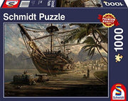 Schmidt Spiele - Puzzle - Ship At Anchor (1000-Piece Puzzle) - Limolin 