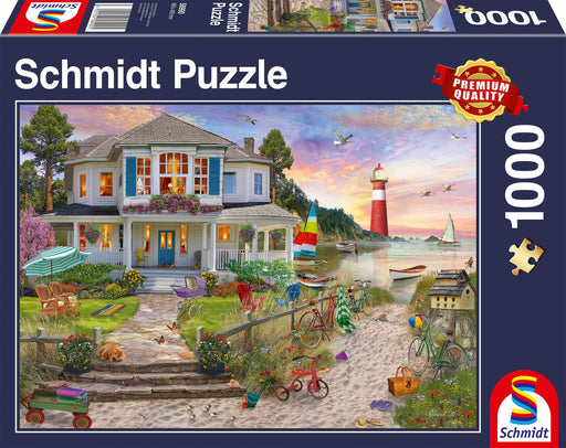 Schmidt Spiele - Puzzle - The Beach House (1000-Piece Puzzle) - Limolin 
