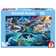 Schmidt Spiele - Puzzle - The Great North Animals (150-Piece Puzzle) - Limolin 