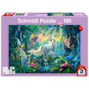 Schmidt Spiele - Puzzle - The Land of Fantastic Creatures (100-Piece Puzzle) - Limolin 