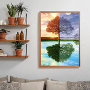 Schmidt Spiele - Puzzle - The Tree of The 4 Seasons (500-Piece Puzzle) - Limolin 