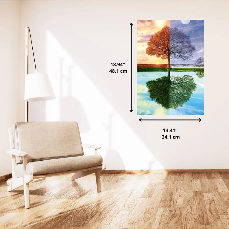 Schmidt Spiele - Puzzle - The Tree of The 4 Seasons (500-Piece Puzzle) - Limolin 