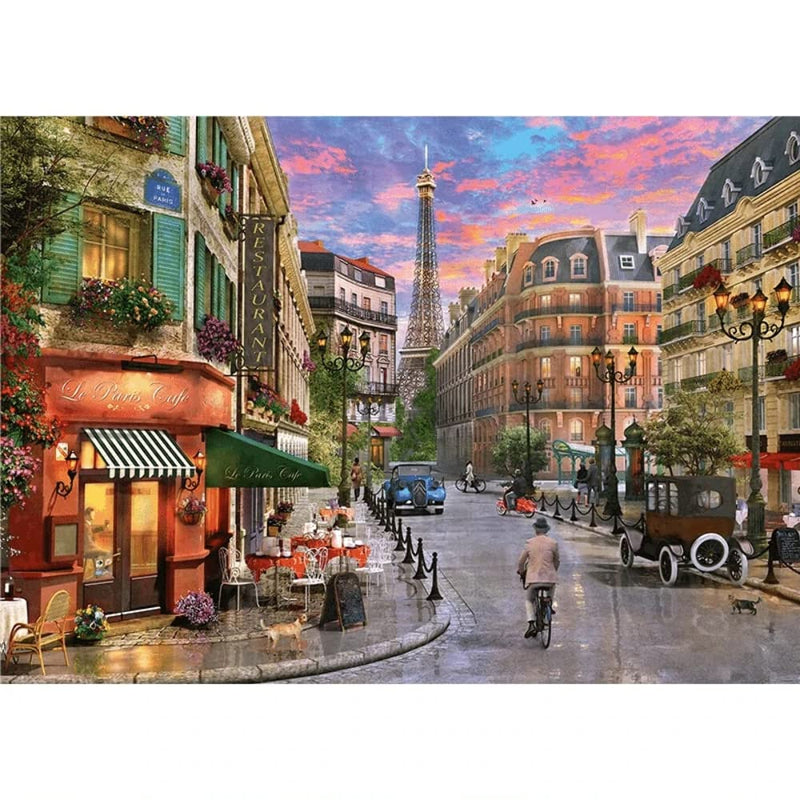 Schmidt Spiele - Puzzle - View On The Eiffel Tower (1000-Piece Puzzle) - Limolin 
