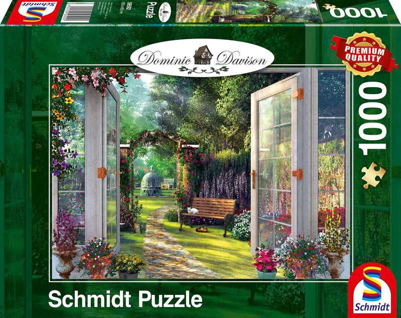 Schmidt Spiele - Puzzle - View On The Enchanted Garden (1000-Piece Puzzle) - Limolin 