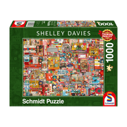 Schmidt Spiele - Puzzle - Vintage Craft Supplies - Shelley Davies (1000-Piece Puzzle) - Limolin 