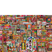 Schmidt Spiele - Puzzle - Vintage Material For Artists - Shelley Davies (1000-Piece Puzzle) - Limolin 