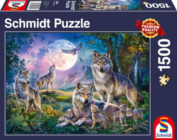 Schmidt Spiele - Puzzle - Wolves (1500-Piece Puzzle) - Limolin 