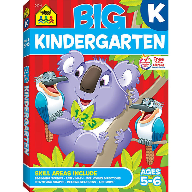 School Zone - Big Kindergarten Book - Limolin 