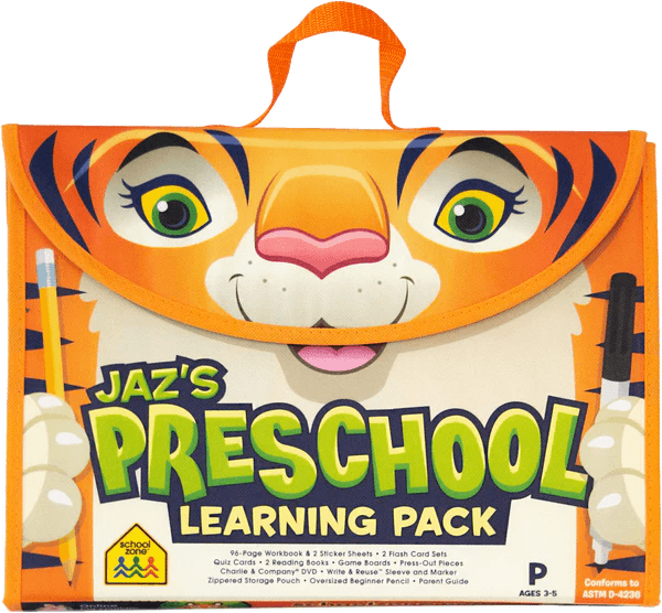 School Zone - Jaz''S Pre-School Learning Pack - Limolin 