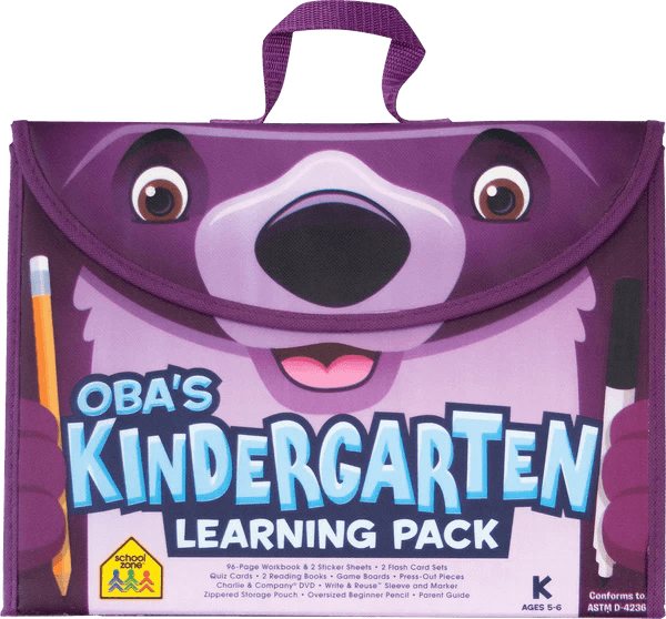 School Zone - Oba’s Kindergarten Learning Pack - Limolin 