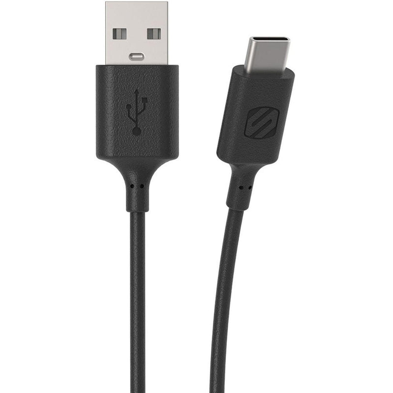 Scosche - Charge & Sync USB-C to USB-A 20 3ft Cable Black StrikeLinE - Limolin 