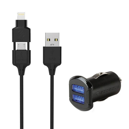 Scosche - Charge & Sync USB-C to USB-C Cable 31 3ft 10Gbps StrikeLinE Black - Limolin 