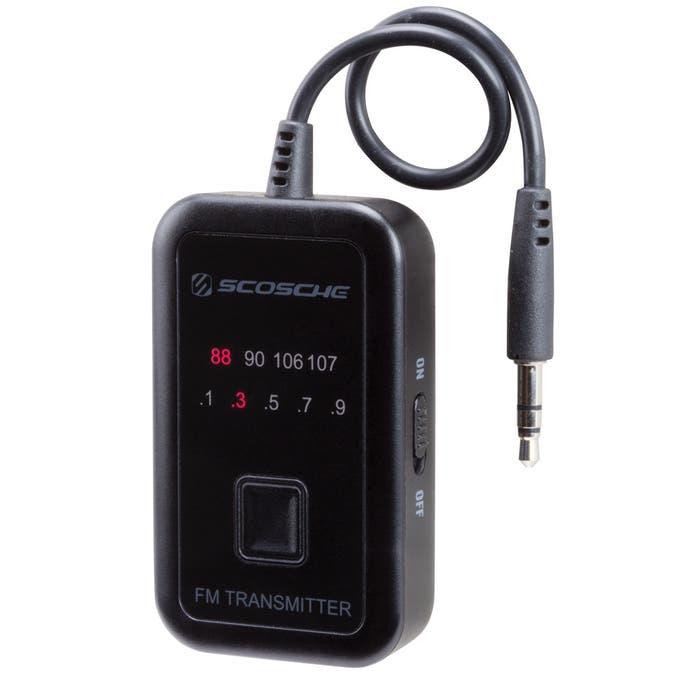 Scosche - FM Transmitter Universal with Built -in Aux 35mm Cable 20 Frequencies - Limolin 