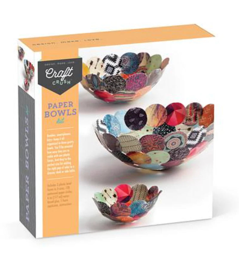 Craft Crush: Paper Bowls Kit