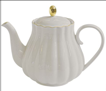 Easy Life - ROYALE - Teapot - with Golden Accent