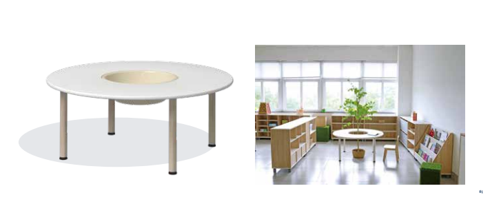 Beleduc - EMMANUELE DOUGHNUT TABLE TOP WHITE 48"