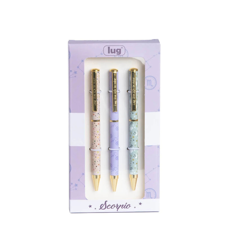 LUG - Pens 3pk - Zodiac