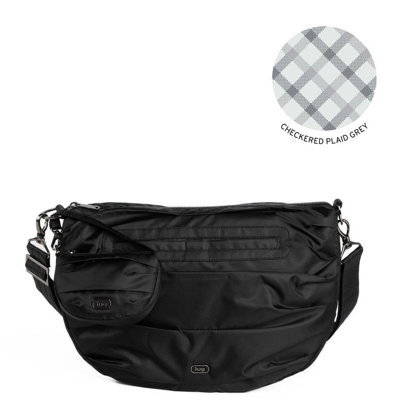 LUG - Scuffle Pleated Crossbody Bag with Disco Pouch