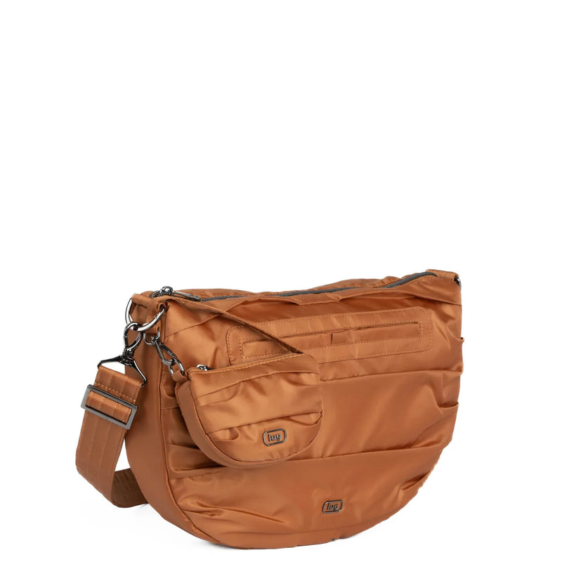 LUG - Scuffle Pleated Crossbody Bag with Disco Pouch