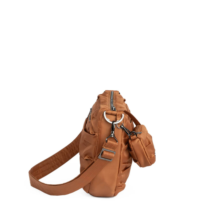 LUG - Scuffle Pleated Crossbody Bag with Disco Pouch