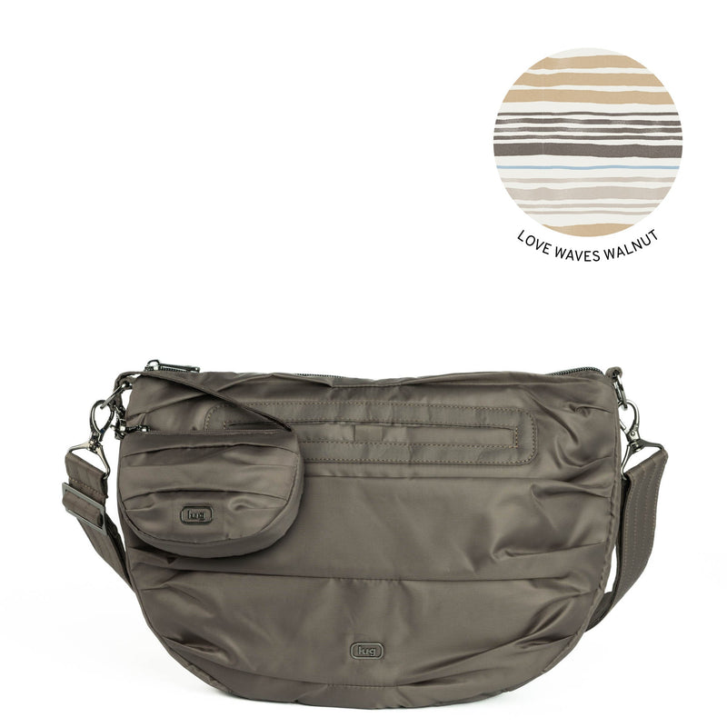LUG - Scuffle Pleated Crossbody Bag with Disco Pouch