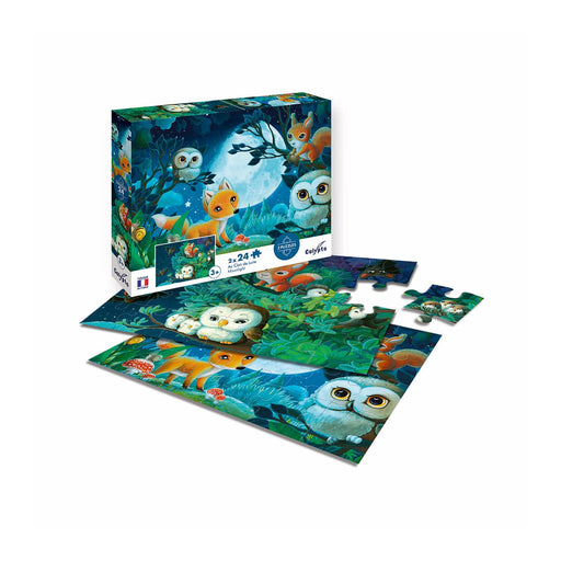 Sentosphere - 2X24-Piece Children Puzzles (Moonlight) - Limolin 