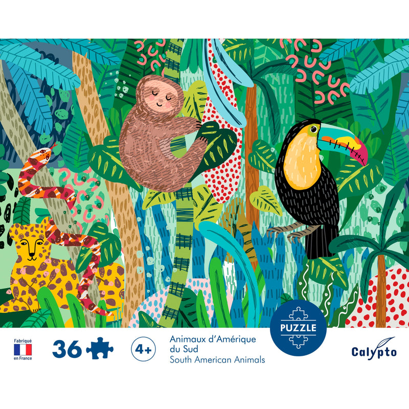 Sentosphere - 36-Piece Children Puzzles  (South America) - Limolin 