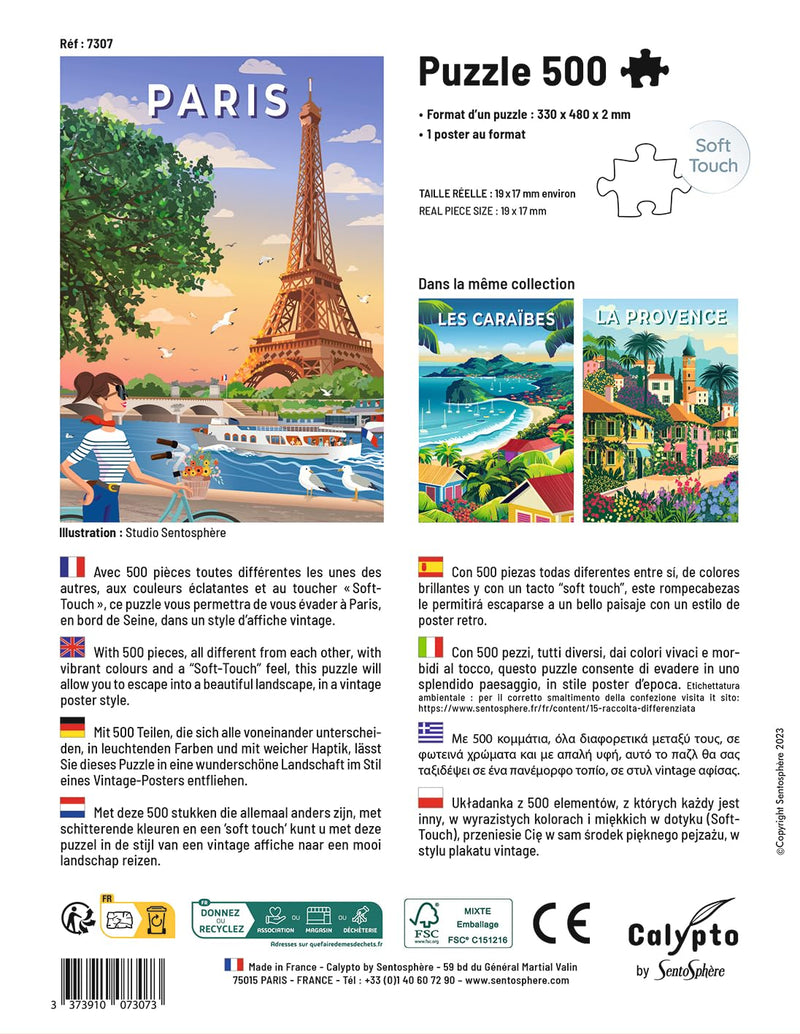 Sentosphere - 500-Piece Puzzle (Paris) - Limolin 