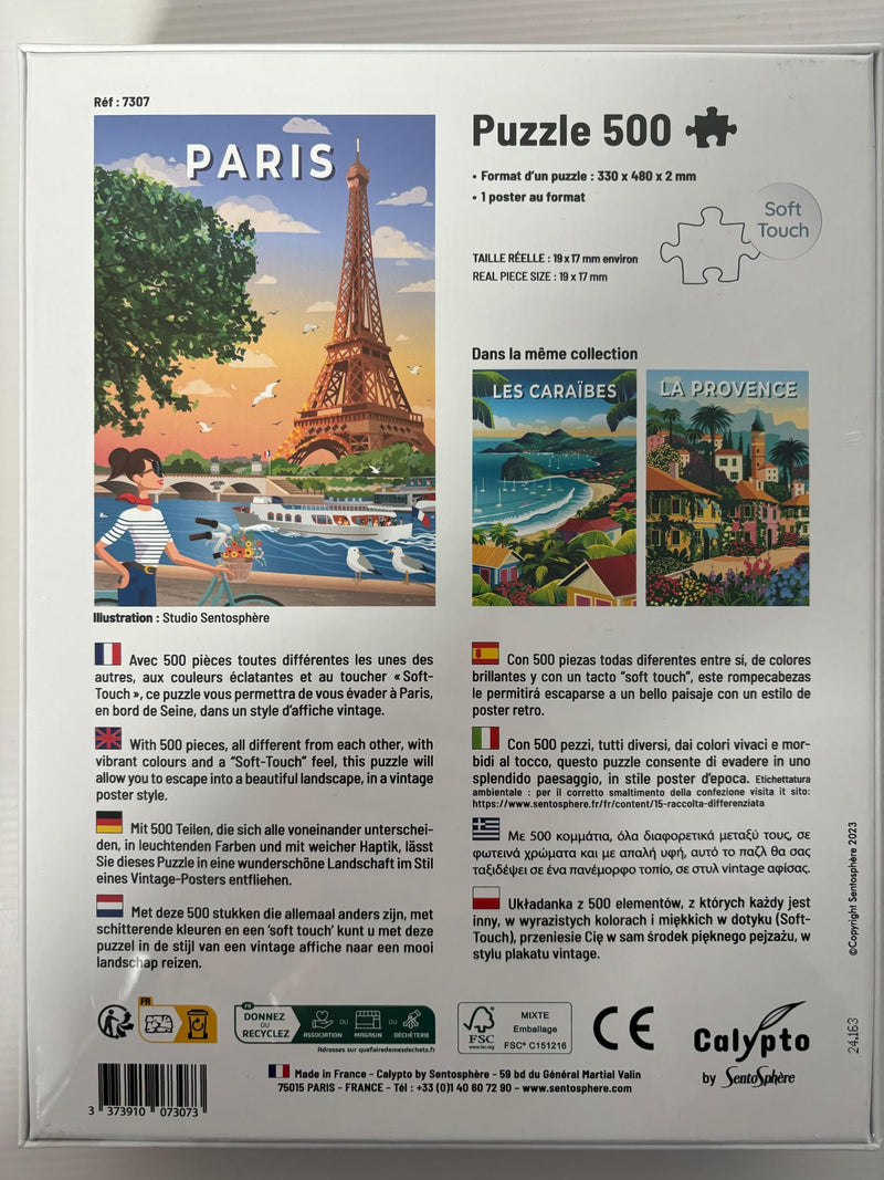 Sentosphere - 500-Piece Puzzle (Paris) - Limolin 
