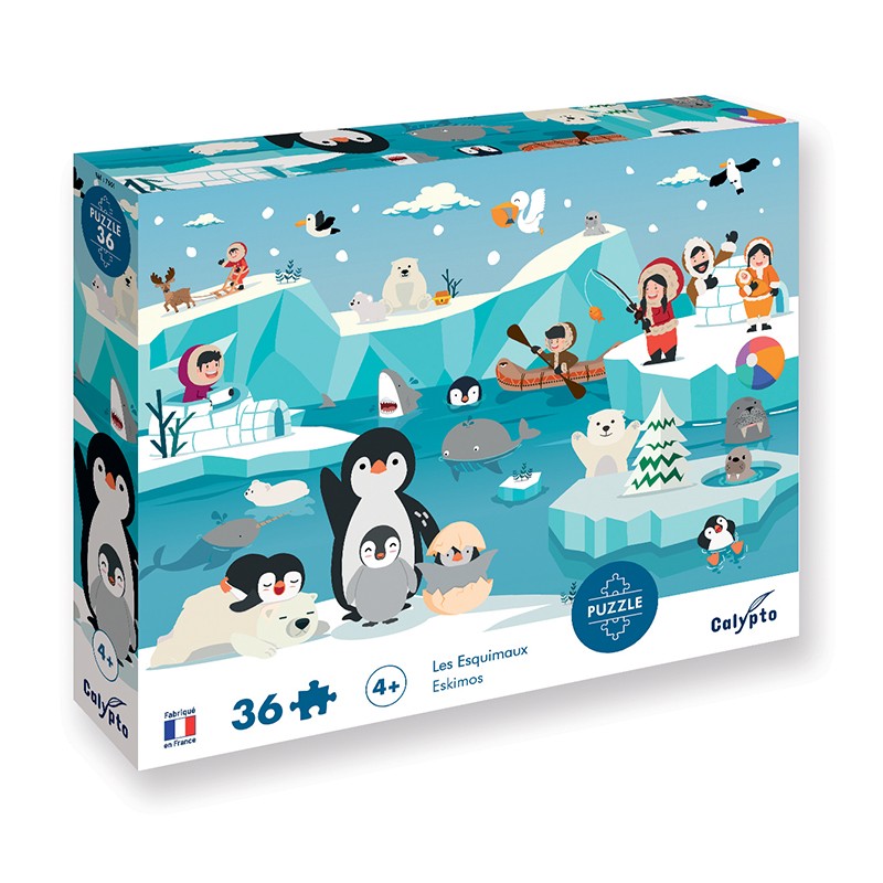 Sentosphere - Eskimos (36-Piece Puzzle) - Limolin 