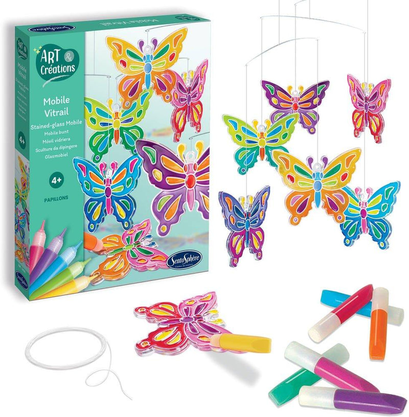 Sentosphere - Mobile Vitrail - Butterflies - Limolin 