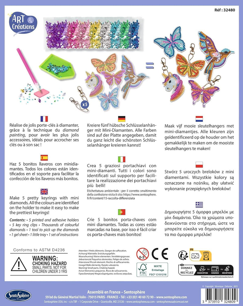 Sentosphere - PORTE-CLÉS À DIAMANTER - Limolin 
