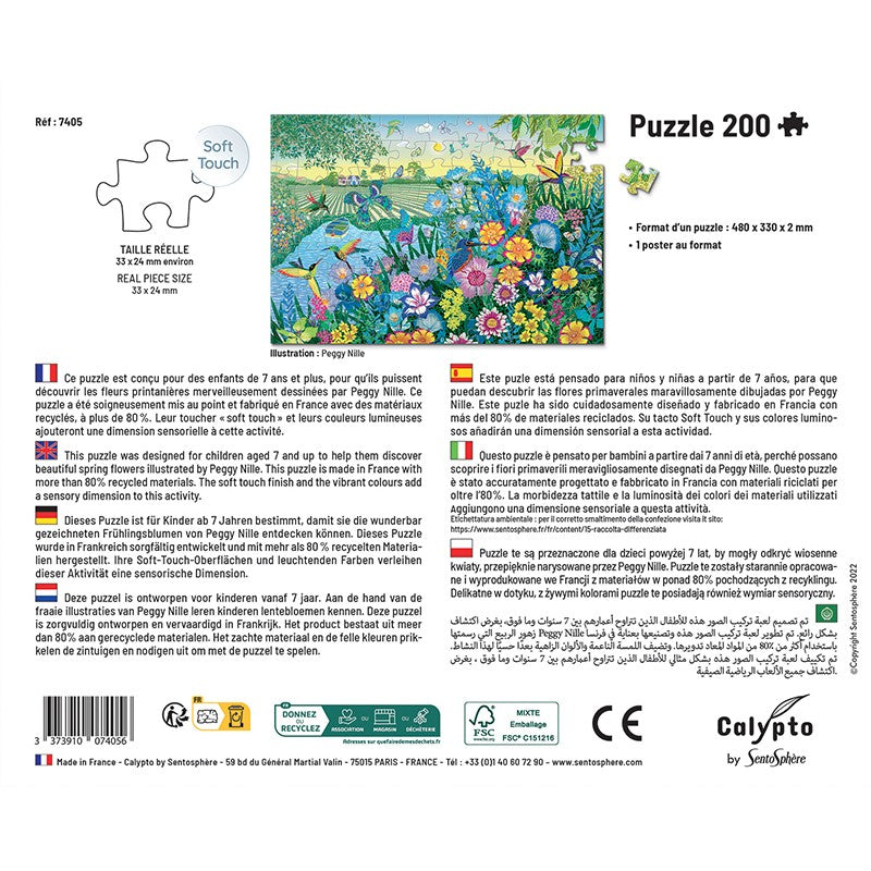 Sentosphere - Puzzles 200 pieces 480X330mm Spring - Limolin 