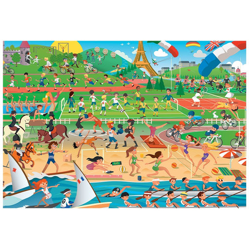 Sentosphere - Puzzles 200 pieces 480X330mm Summer Sports - Limolin 