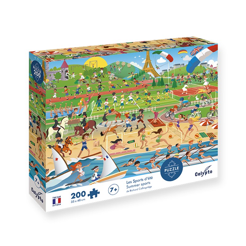 Sentosphere - Puzzles 200 pieces 480X330mm Summer Sports - Limolin 