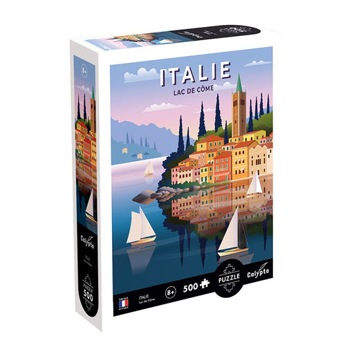 Sentosphere - Puzzles 500 pieces 480X330mm Italy, Lake Como - Limolin 