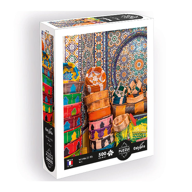 Sentosphere - Puzzles 500 pieces XL 685X480mm Medina of Fez - Morocco - Limolin 