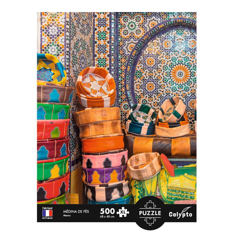 Sentosphere - Puzzles 500 pieces XL 685X480mm Medina of Fez - Morocco - Limolin 