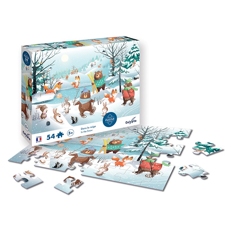 Sentosphere - Puzzles 54 pieces 475X330mm Under the snow - Limolin 