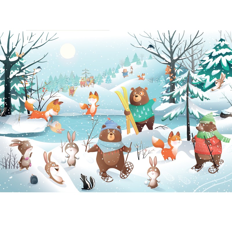 Sentosphere - Puzzles 54 pieces 475X330mm Under the snow - Limolin 