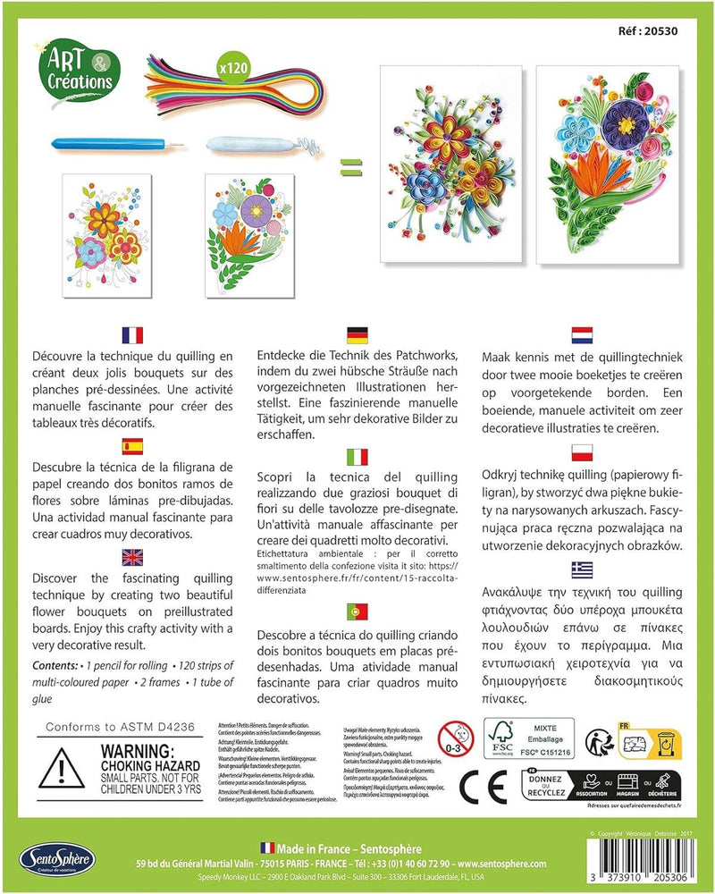 Sentosphere - Quilling Art - In The Heart Of Flowers - Limolin 