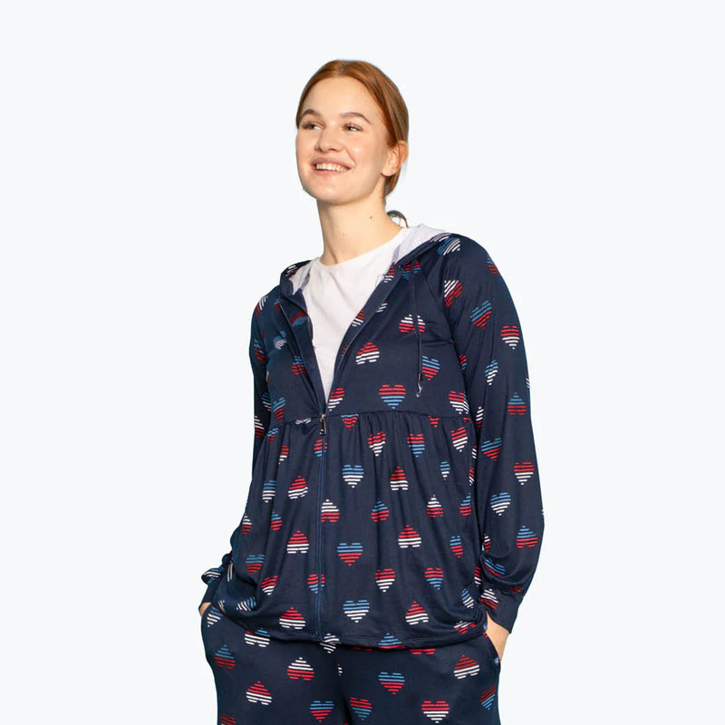 LUG - Shimmy Brushed Jersey Zip Up